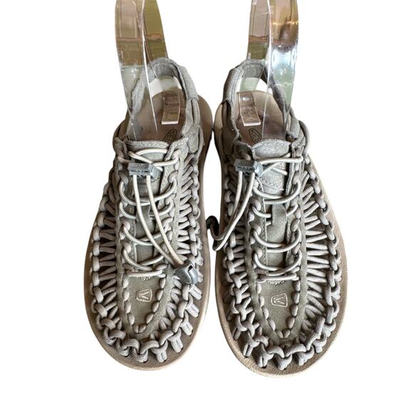 Keen Uneek Gray Grey Corded Sling Back Outdoor Beach Sandal Sz: 6.5 - Picture 2 of 7